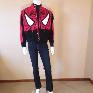 Marvel Spider-Man Red/Black/White/Blue Jacket